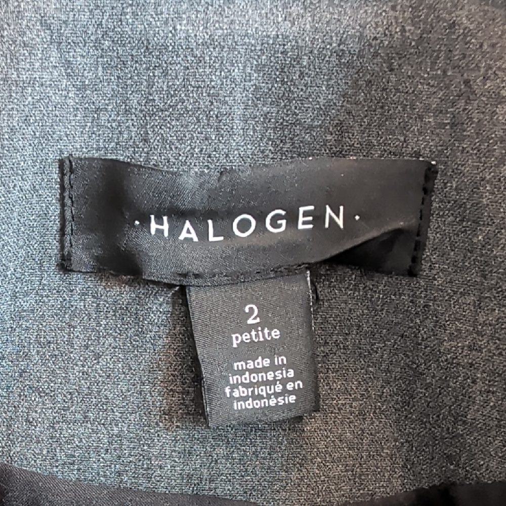 Halogen Charcoal Women's Suit 2 Petite - Picture 2 of 4